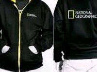 Jaket hoodie logo NatGeo ( ukuran M/L )