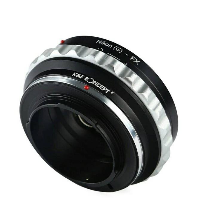 Adapter lensa NIKON G to FUJI FX mount Mirrorless Dilengkapi ring aperture untuk mengatur bukaan diafragma sehingga aperture pada lensa Nikkor seri AF-G bisa diatur langsung dari adapter. FUNGSI : Adapter lensa manual untuk lensa mount NIKON NIKKOR AI AF-S AF-D G yg akan dipasang ke body kamera Fuji dengan mount Fuji X FX (Fuji XPro Xpro1 XT1 XT-1 XE1 XE2 XE-1 XE-2 XM1 XM-1 dll) SPESIFIKASI : - Mode Manual A S M , fokus manual - High quality material, built-in aperture with internal bearings. - Fokus infinity bisa terjangkau, tanpa tambahan optic correction sehingga kualitas foto terjaga. - RoHS standard KOMPATIBILITAS LENSA: Semua lensa NIKON NIKKOR mounting AI AF-S AF-D AF-G (termasuk merek 3rd party Tamron Sigma Samyang Mitakon Neewer Meike, dll dengan mount Nikon) BODY: Kamera Fuji dengan mount Fuji X FX - Fuji XPro Xpro1 XT1 XT--2 XPro XT1 XE1 XE2 XM1 XA1 XA2 XT10 *Aktifkan menu SHOOT WITHOUT LENS = ON sebelum memotret dengan mode M +++++++++++++++++++++ CITIUS CAMERA, JAKARTA +++++++++++++++++++++ FB: CitCam Twitter: @citiuscam #citiuscam #citiuscamera #citcam #citi #citiuscam #citiuscamera #citcam #citiuscam #adapterlensa #lensadapter #kipon #metabones #kentfaith #fujix #fujilens uscam #adapterlensa #lensadapter #knf