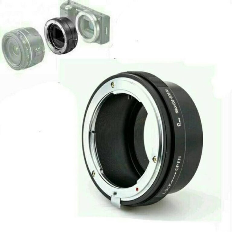 Adapter Lensa NIKON to EOS M10 M3 M2 +Aperture Dial
